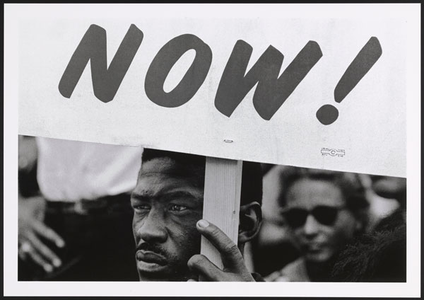 Demonstrator During the march on Washington, D.C.