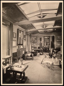 Unknown photographer, interior designed by Pierre Legrain for Jacques Doucet, ca. 1928-29, silver gelatin photograph, 9 x 6 ¾ in. (23 x 17.2 cm). Sydney and Frances Lewis Endowment Fund, 2013.8  