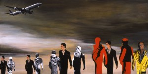 Team Members Only, 24 x 48 inches