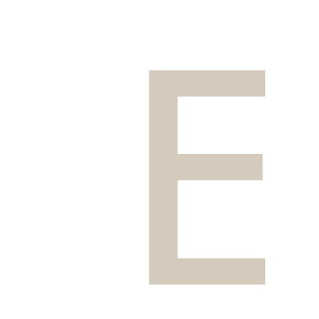 Letter E