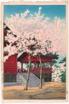 Seasonal Flowers in Japan: Woodblock Prints by Kawase Hasui. Kawase Hasui, Kiyomizu Hall, Ueno, 1928.