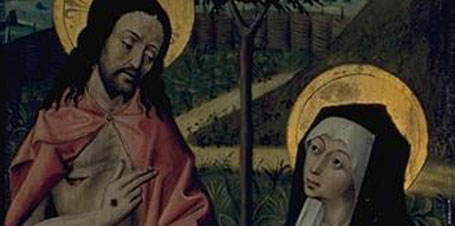 Christ Appearing before Mary Magdalene (detail)