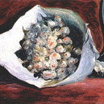 Pierre-Auguste Renoir (French, 1841–1919) Bouquet in a Loge, circa 1878–1880 Oil on canvas