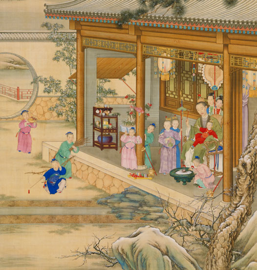 Emperor Qianlong Celebrating the New Year