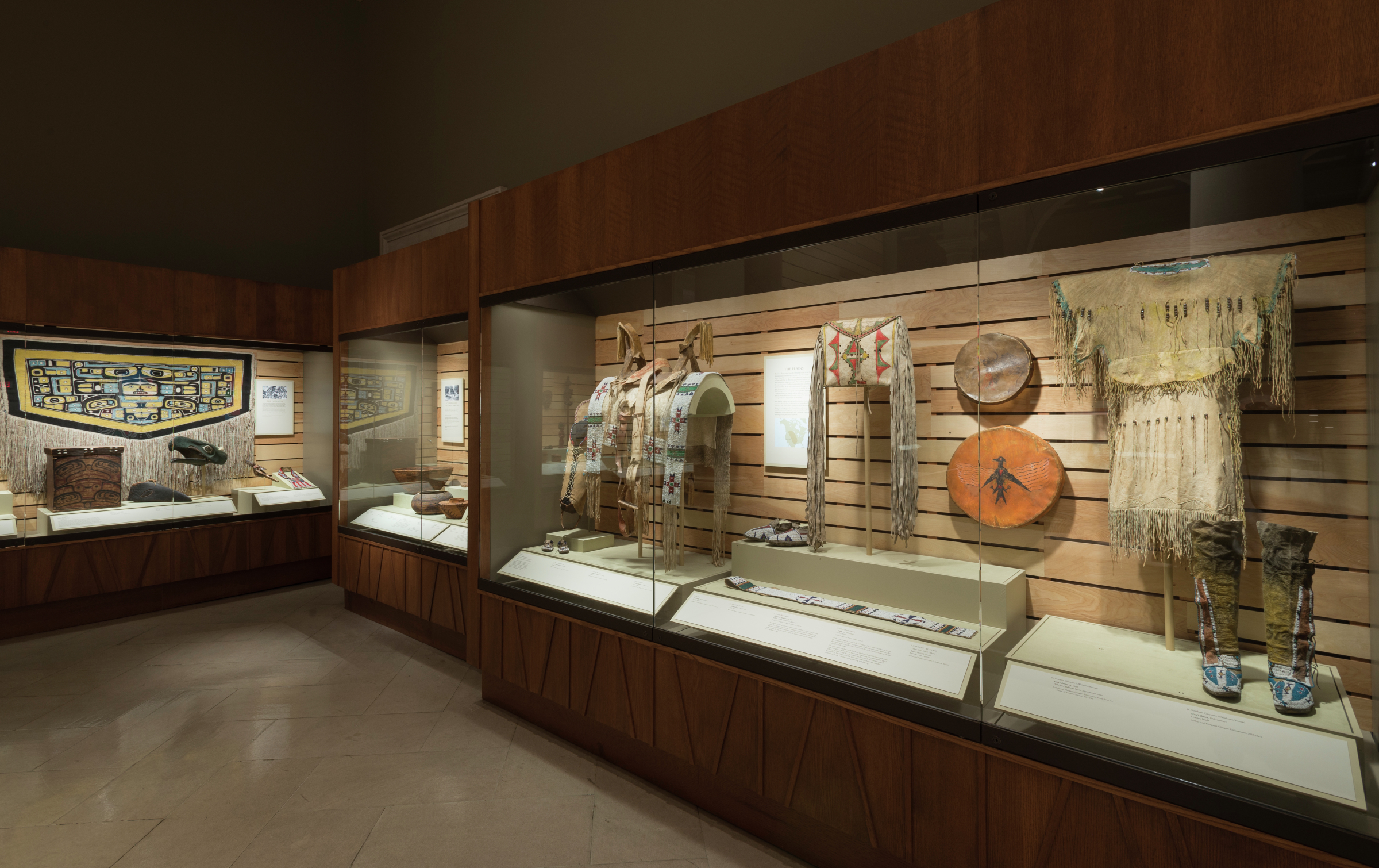 A view of the Native American gallery