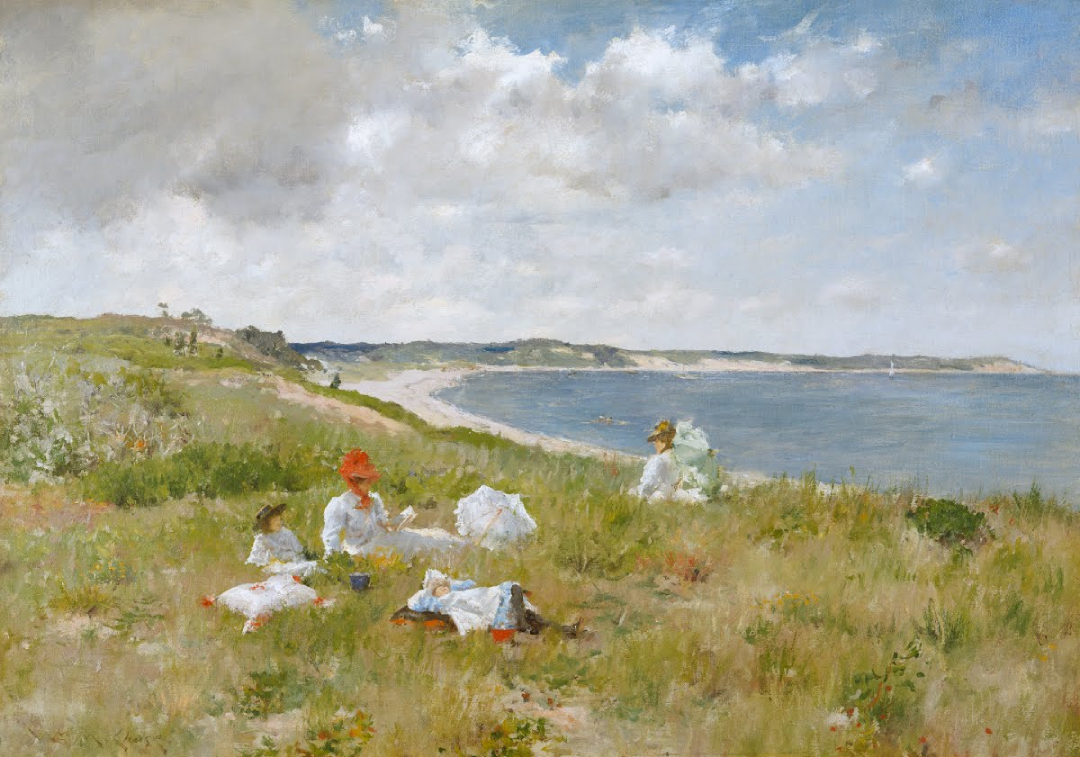 Idle Hours, ca. 1894, William Merritt Chase (American, 1849–1916), oil on canvas. Amon Carter Museum of American Art