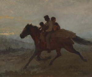 A Ride for Liberty - The Fugitive Slaves, March 2, 1862,Eastman Johnson