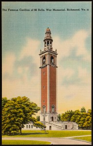 The Famous Carillon of 66 Bells War Memorial Richmond Va. Unknown Artist
