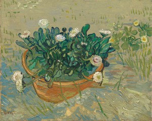 Vincent Van Gogh (Dutch, active in France, 1853-1819), Daisies, Aries, 1888, oil on canvas. Unframed: 13 x16 1/2 in. (33x41.9 cm). Collection of Mr. and Mrs. Paul Mellon. - © Virginia Museum of Fine Arts