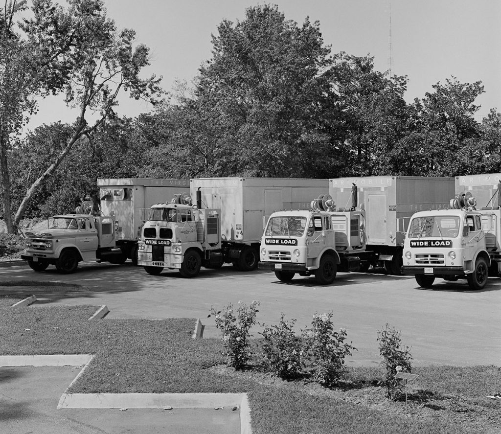 Four Active Artmobiles in 1967  ©Virginia Museum of Fine Arts