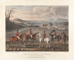 The Rendezvous of the Smoking Hunt at Braunstone, Plate 1.
