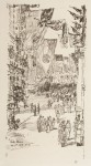 Childe Hassam, "Avenue of the Allies," 1918, lithograph