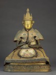Buddha in Ritual Costume, Qing dynasty, Qianlong period; Copper alloy, silk fabric © The Palace Museum
