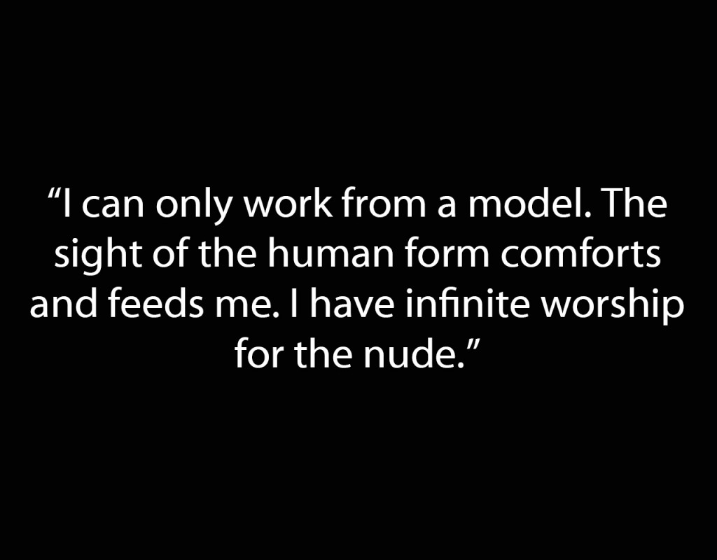 Rodin Quote I only work