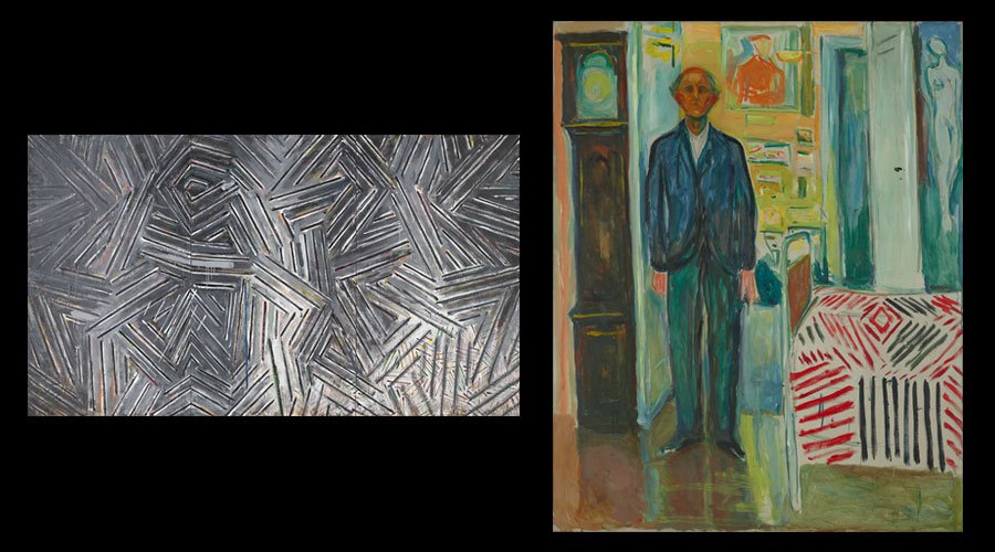Jasper Johns and Edvard Munch
