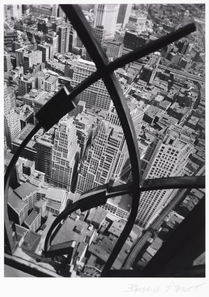 City Arabesque, 1938, Bernice Abbott (American, 1898–1991), gelatin silver print. Floyd D. and Anne C. Gottwald Fund, 2012.2 © Bernice Abbott