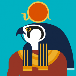 Horus, the Ancient Egyptian god of kingship and the sky