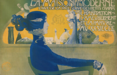 The Modern House (La Maison Moderne), 1900, Manuel Orazi, (Italian, active in France, 1860–1934); printed by Affiches Artistiques, J. Minot, French (Paris), active late 19th century, lithograph. Adolph D. and Wilkins C. Williams Fund, 2019.288