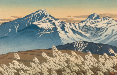 Ura Heights, 1950, Kawase Hasui(Japanese, 1883-1957), woodblock print; ink and color on paper. Virginia Museum of Fine Arts, René and Carolyn Balcer Collection, 2006.525