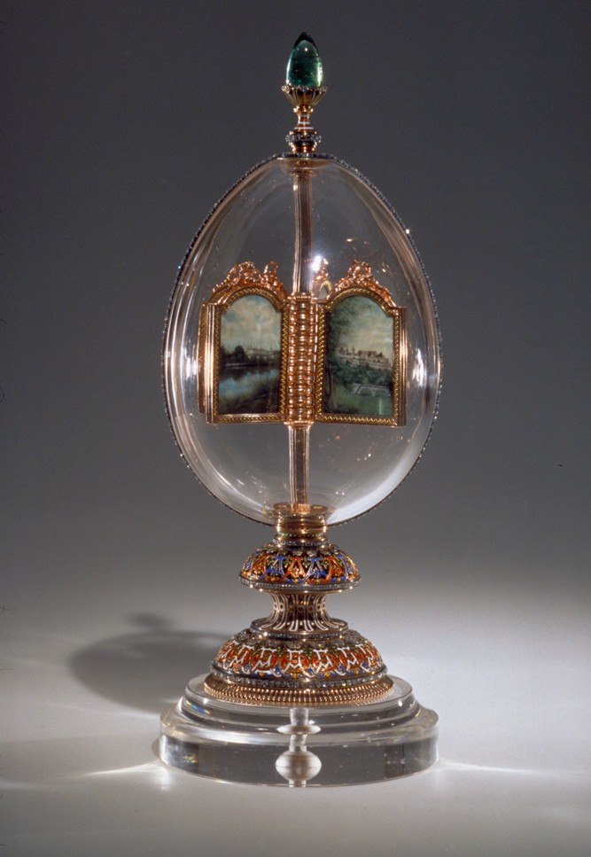 Art Videos: Imperial Fabergé Egg with Revolving Miniatures