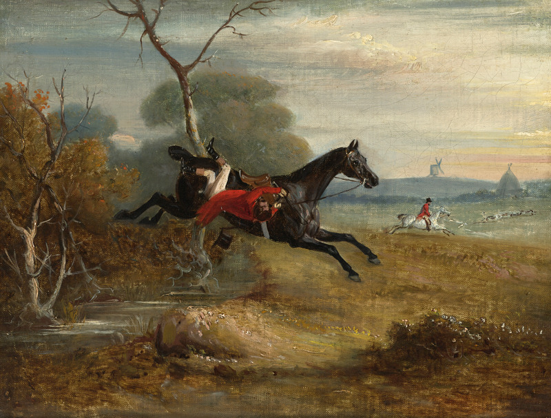 Art Audio Files: Count Sándor’s Hunting Exploits in Leicestershire: No. 5: The Count on Brigliadora is Displaced from his Saddle, but; is Carried Hanging at His Bridle