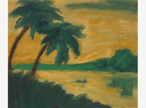 VMFA Acquisition: Emil Nolde, South Seas Landscape, ca. 1914-15