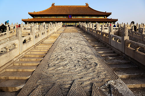 inside forbidden city china