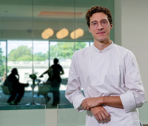 Chef Cody is VMFA’s Culinary Director and Senior Executive Chef. Photo by Sandra Sellars, © 2021 Virginia Museum of Fine Arts