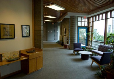 Interior hallway at VMFA Studio School