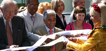 Ribbon cutting ceremony at VMFA