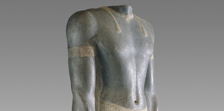 Statue of Senkamanisken, King of Kush (detail)