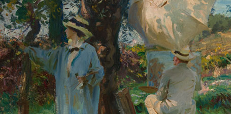 "The Sketchers" (detail), circa 1913,  John Singer Sargent (American, 1856-1925), 58.11