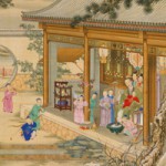 Emperor Qianlong Celebrating the New Year, hanging scroll from The Palace Museum