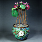 Music Clock on a Planter with Lotus Pond and Daoist Immortals, from The Palace Museum, Beijing