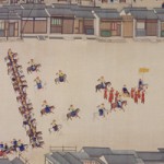 Returning to the Capital, painting detail, from The Palace Museum