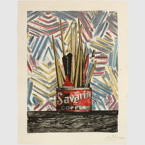 Jasper Johns (American, born 1930) Savarin, 1977 Lithograph Courtesy Universal Limited Art Editions