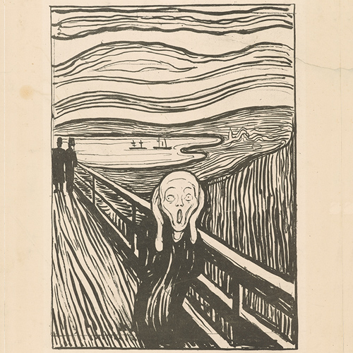 Edvard Munch (Norwegian, 1863–1944) The Scream 1895; signed 1896 Lithograph Munch Museum