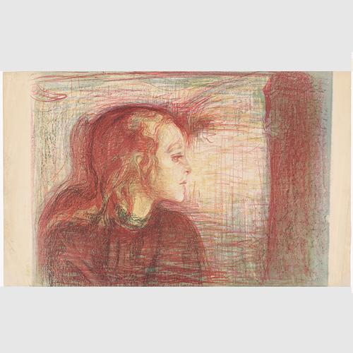 Edvard Munch (Norwegian, 1863–1944) The Sick Child I, 1896 Lithograph Munch Museum