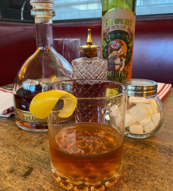 Can Can Brasserie's Specialty Cocktail: Whistler’s Cassazerac