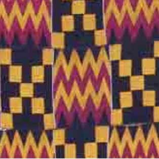 <p>Travel through Evans Court to the African Galleries. This mighty cloth is full of geometric shapes that have specific meanings and is worn for special occasions. What do you wear for special occasions?</p>
