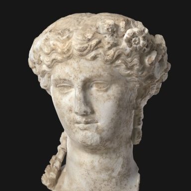 <p>Ancient Art Gallery, Level 2</p>
<p>Agrippina, the mother of the infamous Emperor Caligula, sports a hairstyle with waves in the front—similar to the portrayal of goddesses—while in the back she displays cork-screw curls, her signature style that became a trend in her day. What celebrity hair trends are popular now?</p>
