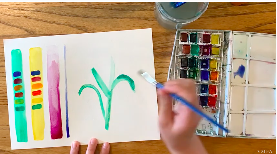 Watercolor Tips for Teens: Glaze & Gradation Art Activity Video