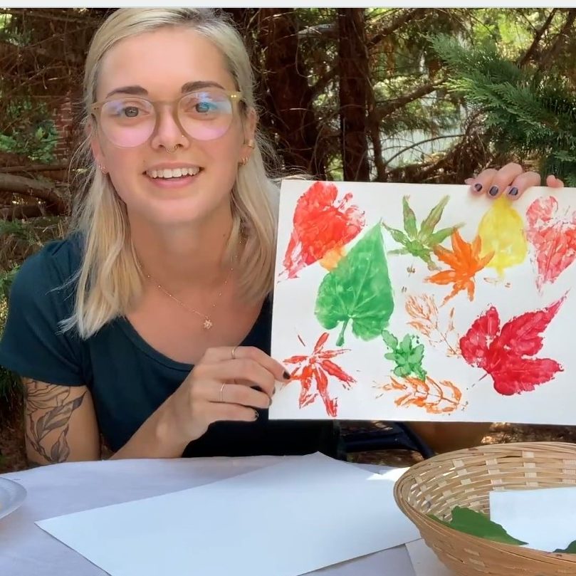 Little Hands Create: Leaf Prints