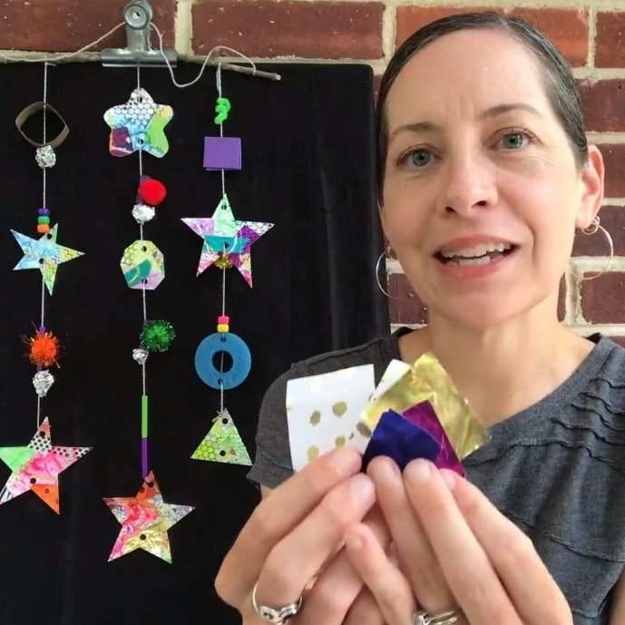 Little Hands Create: Sparkly Star Wall Hanging