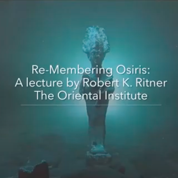 Re-Membering Osiris: Overcoming Death in Ancient Egypt