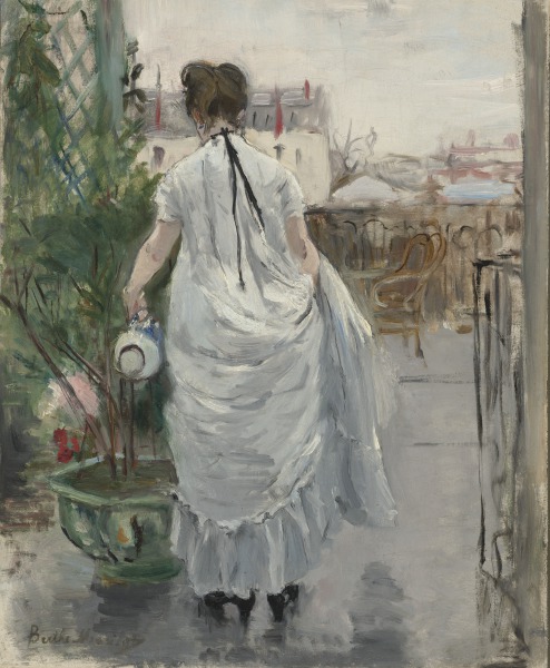 Smarthistory: Berthe Morisot, Young Woman Watering a Shrub